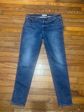 Madewell Women's Skinny Jeans in Dark Blue Wash